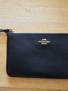 Black Coach Wristlet